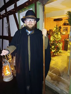 Jonas Sirvend anlässlich des Lebendigen Adventskalenders 2024