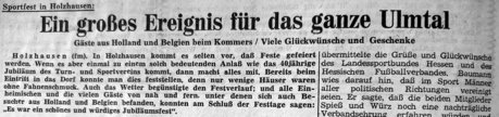 Teil des Artikels zum 40-jährigen Tuspo-Jubiläum