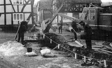 Baustelle Kreuzgasse Fa. Fritz & Becker KG