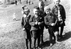 v. li.: ?, Arthur Clößner, Horst Jung, ?, Erwin Zutt