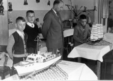 v. li.: Jürgen Witkowski, Werner Hermanni, Alwin Post, Harald Gaumann