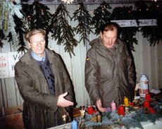 Re. Bruno Scharfenberg u. li. Bernhardt Rotter 
