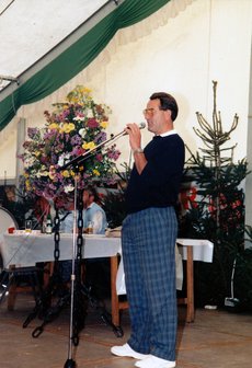 Klaus Schmidt bei einer Ansprache