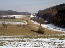 Straße am Stock