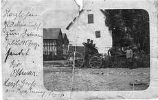 Postkutsche auf der Kreuzgass'