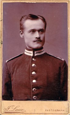 Karl Schmidt als Soldat im Ersten Weltkrieg