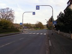 Heute Durchgangsstraße