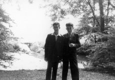 Rechts Hans-Dieter Schweitzer, daneben Axel Schmidt