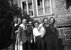 Betriebsausflug der Belegschaft des Baugeschäfts Heinrich Fritz zum Haaner Eck