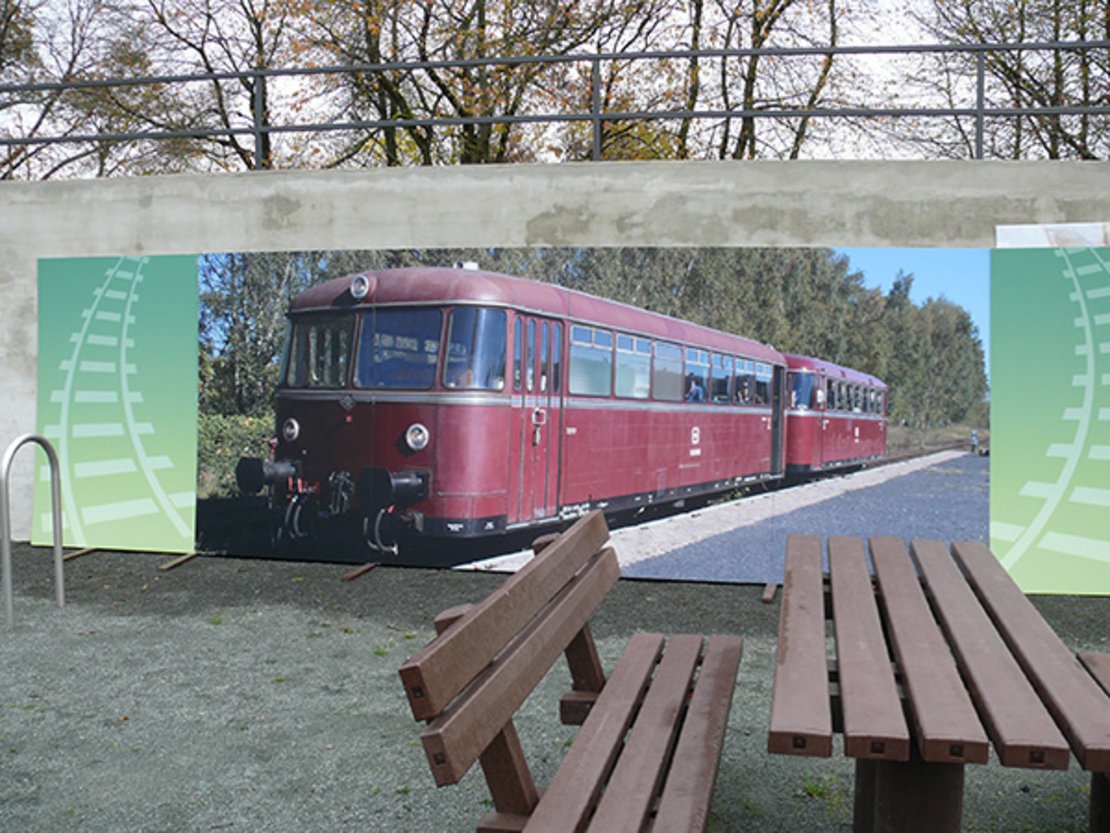 Rastplatz am Radweg
