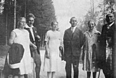 v. li.: Hedwig und Friedrich Droß, Charlotte und Heinrich Droß, Helene und Oskar Zutt